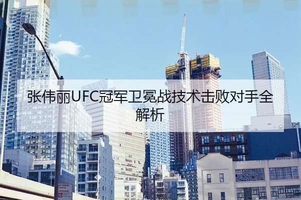 张伟丽UFC冠军卫冕战技术击败对手全解析